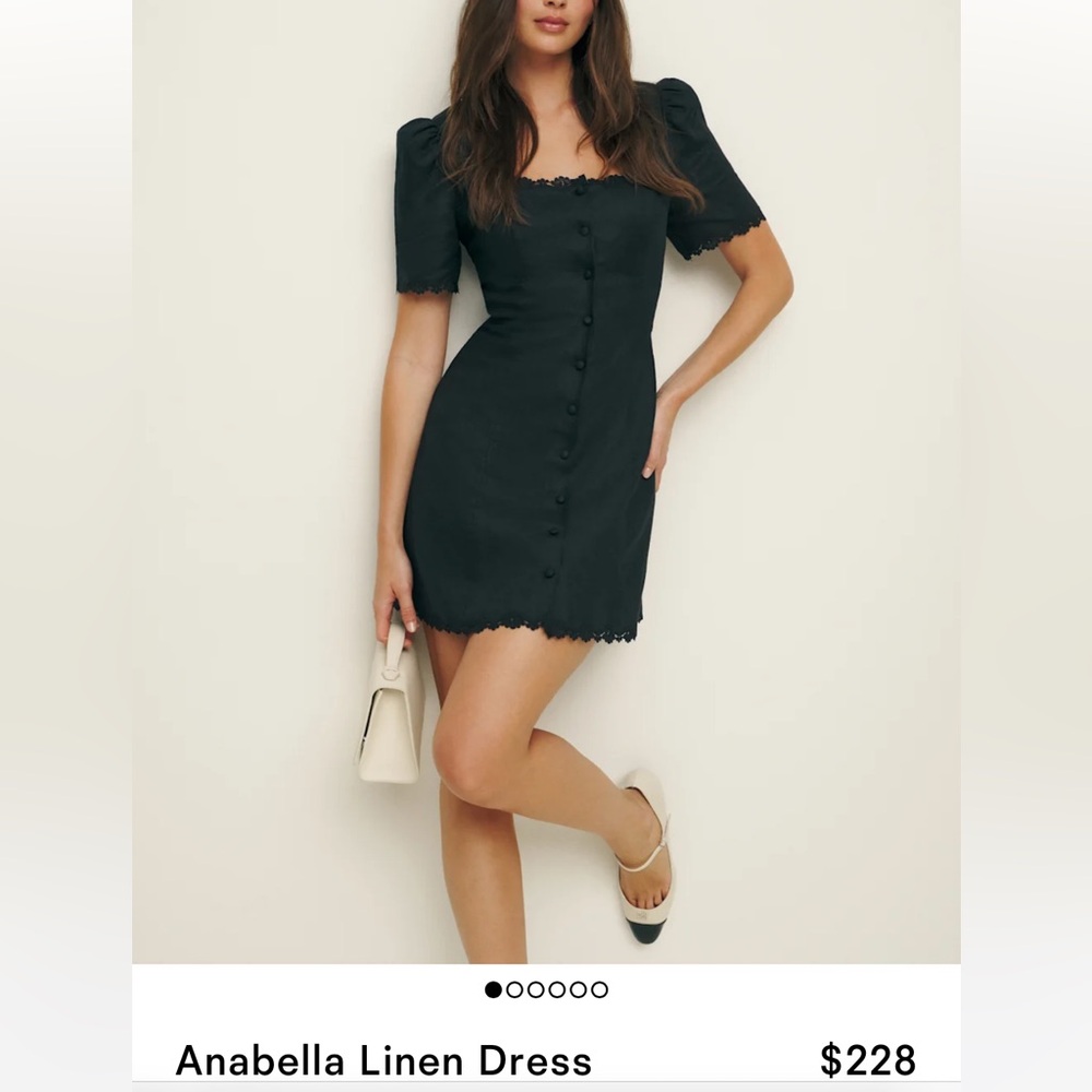 Reformation Anabella linen dress
